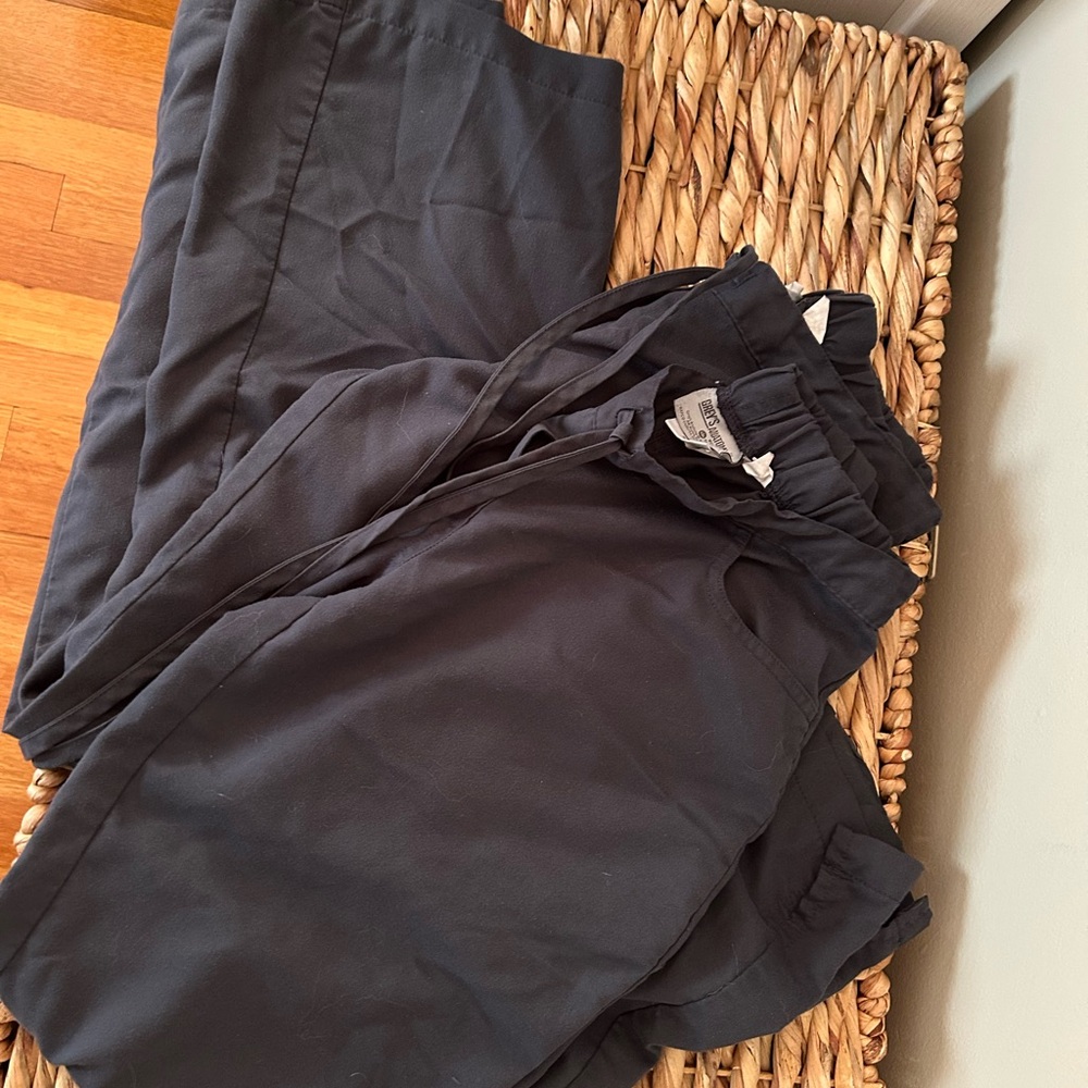 2 Grey's Anatomy Charcoal Gray Scrub Pants